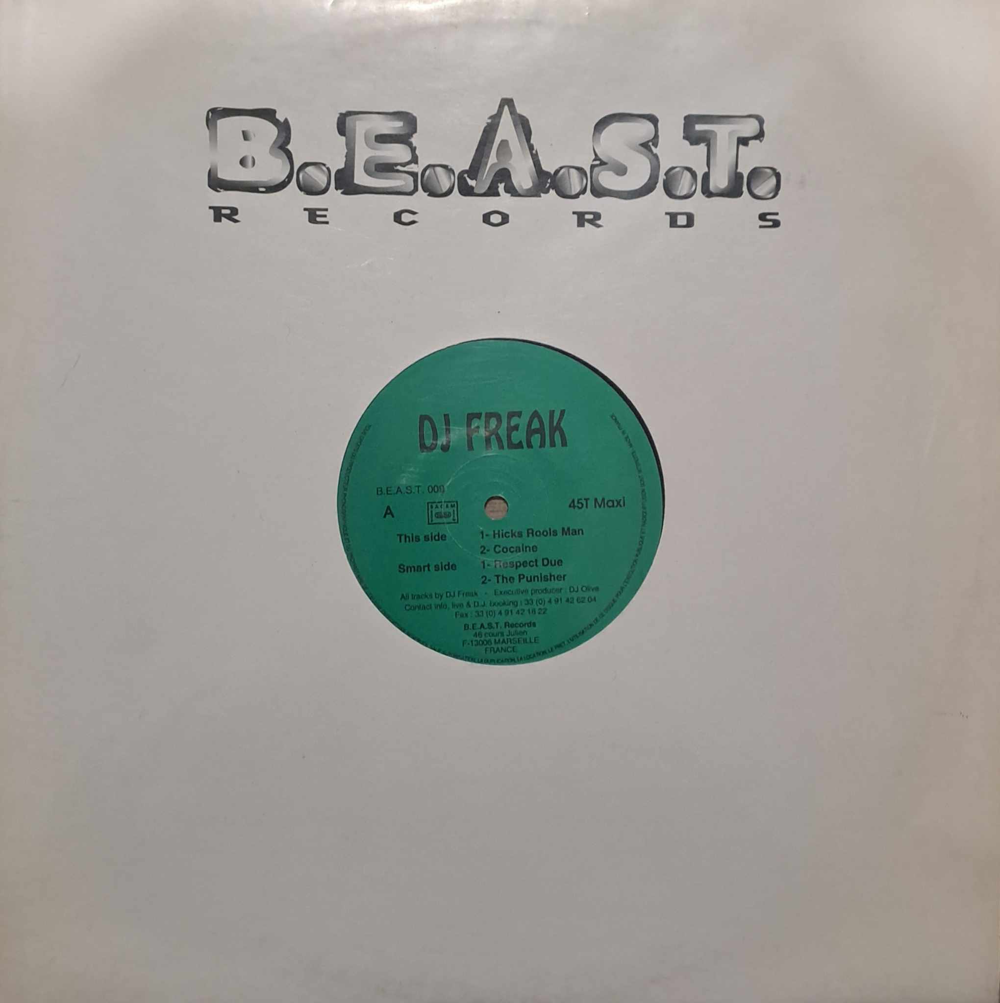 B.E.A.S.T. 09 - vinyle hardcore